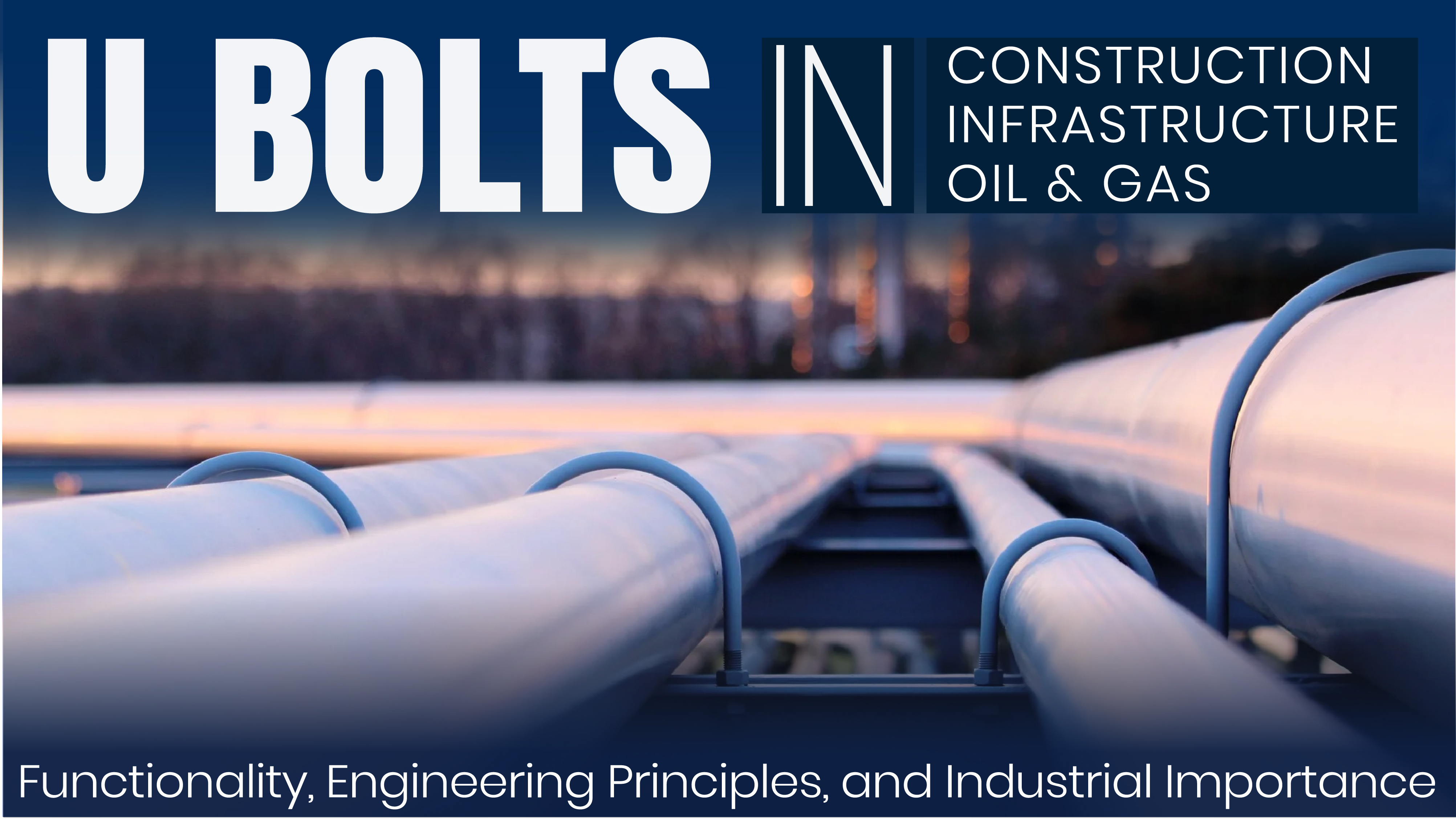 U Bolts in Construction, Infrastructure & Oil & Gas 