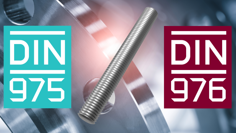 Understanding the Differences Between DIN 975 and DIN 976 Threaded Rods